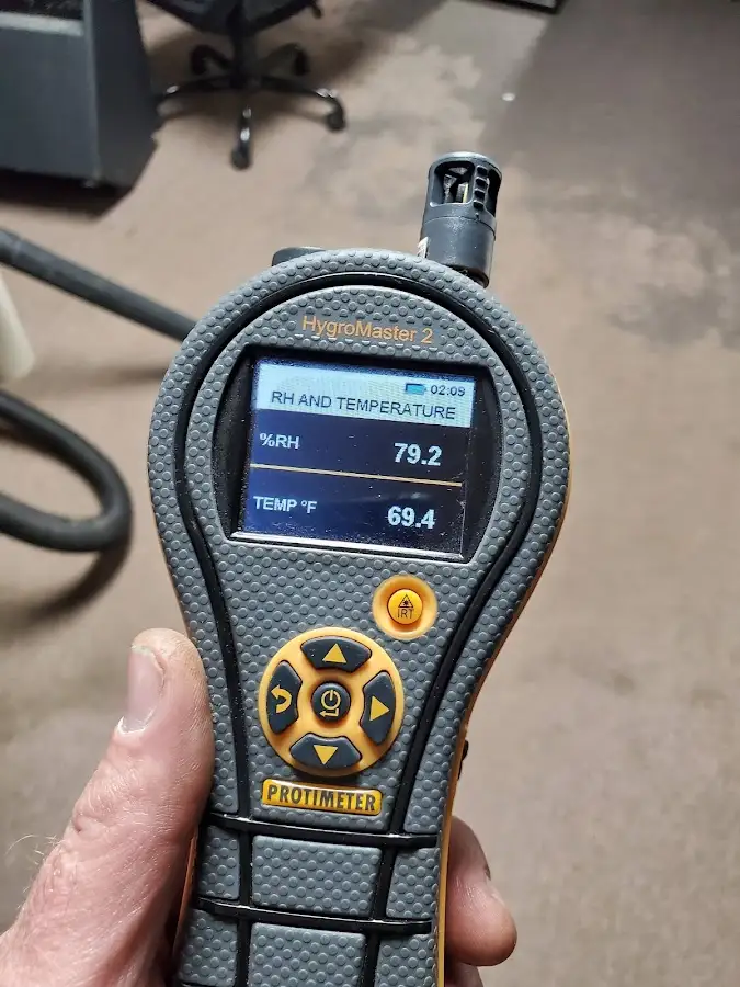 Moisture meter humidity assessment for Fire & Smoke Damage Restoration in Howard