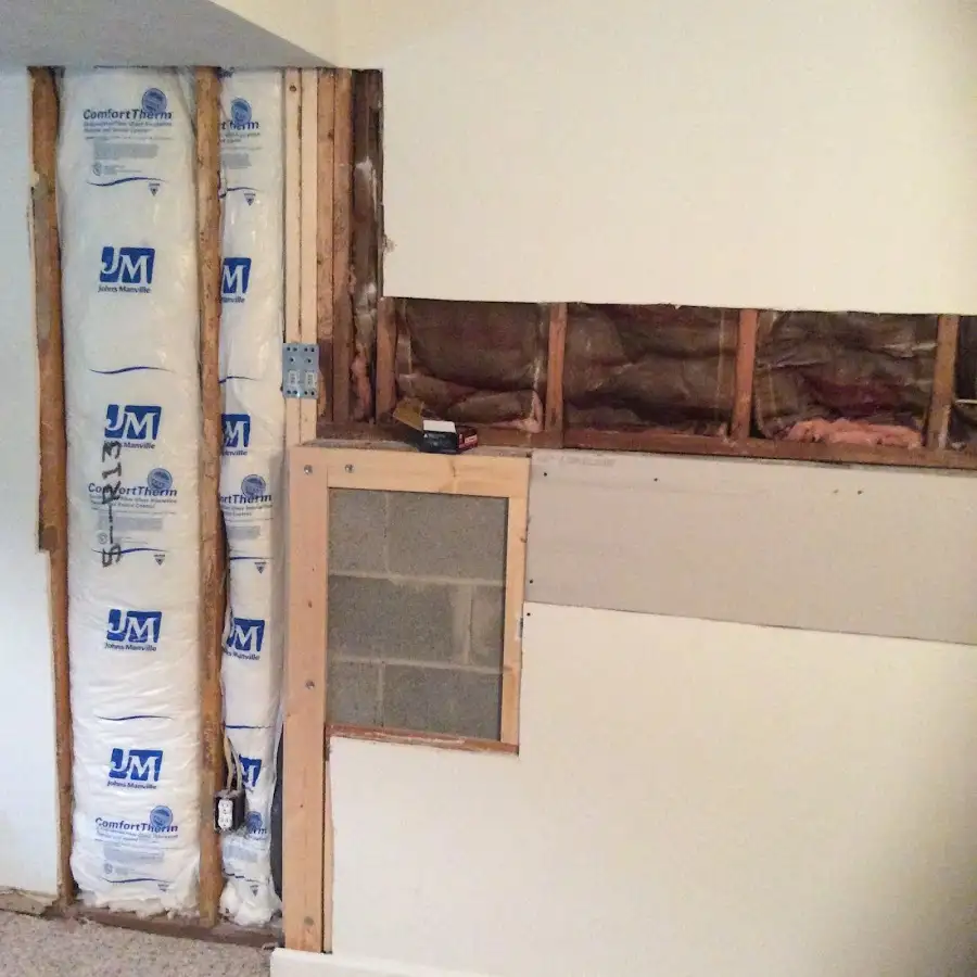 Wall insulation replacement during Odor Removal & Deodorization in Howard
